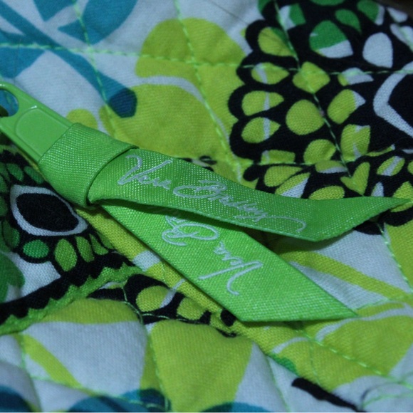 Vera Bradley Backpack Lime's Up Green Floral - Picture 2 of 4